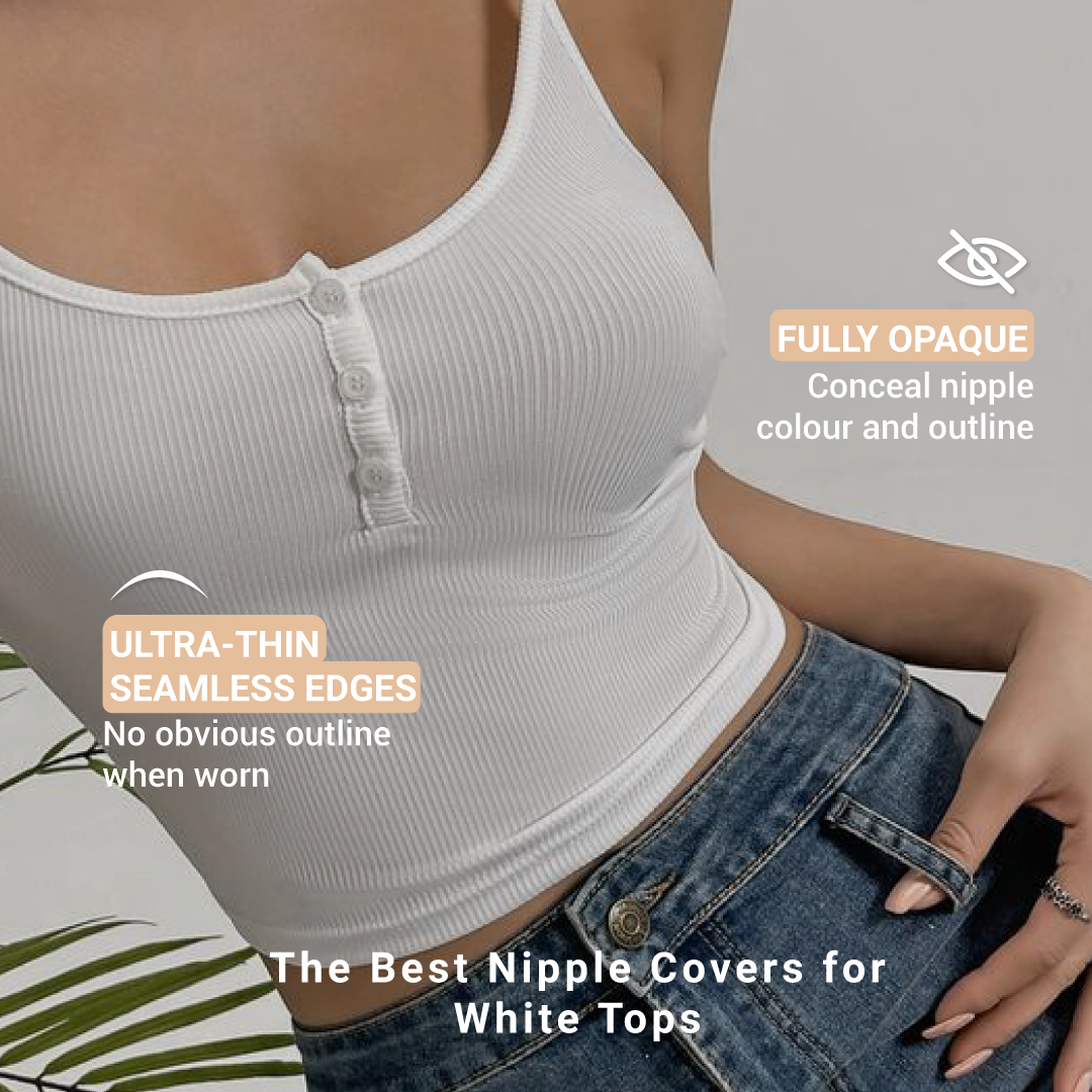 BIOLAB Nipple Cover Nubra | 8CM Silicone Skin Bra | Seamless Waterproof A-C Cup