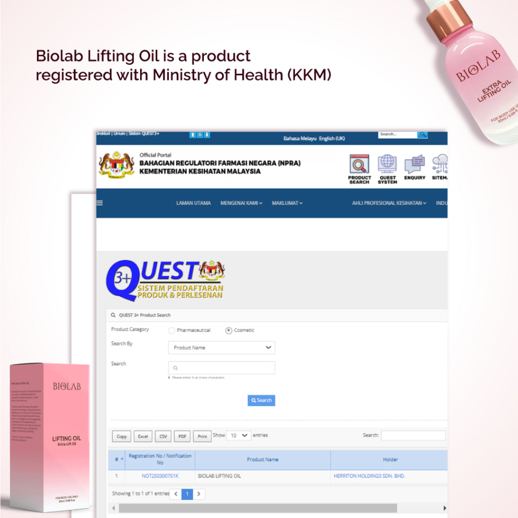 Biolab Lifting Oil