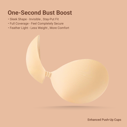 BIOLAB ROUND NUBRA SuperSticky Adhesive Nubra Cup A-E Seamless Invisible Push Up Stick On Bra