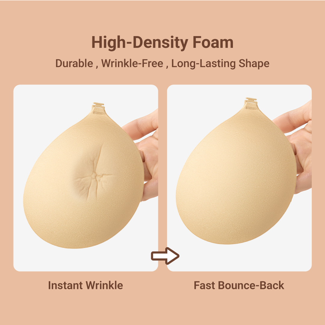 BIOLAB ROUND NUBRA SuperSticky Adhesive Nubra Cup A-E Seamless Invisible Push Up Stick On Bra