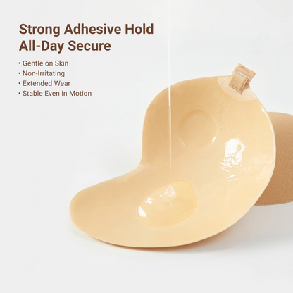 BIOLAB MANGO NUBRA SuperSticky Adhesive Nubra Cup A-E Seamless Invisible Push Up Stick On Bra