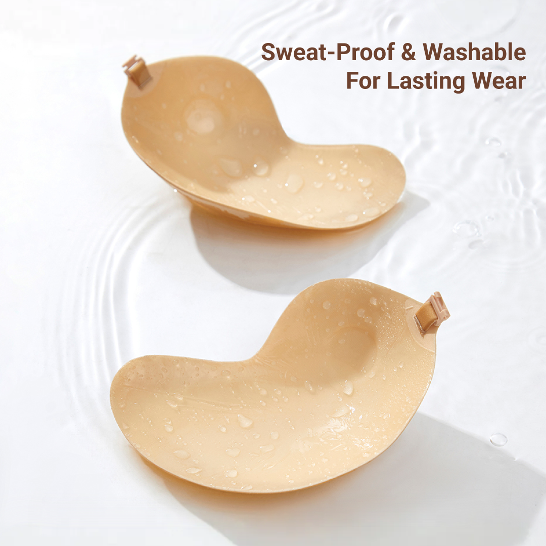 BIOLAB MANGO NUBRA SuperSticky Adhesive Nubra Cup A-E Seamless Invisible Push Up Stick On Bra